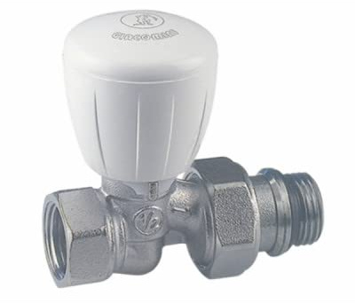 Giacomini - Grifería gas de radiador - Válvula recta R422TG 3/8 - : R422X132