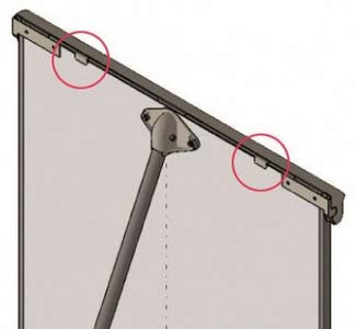 FRANKEN A1070/04 Blockhalter für Flipchart EL-FC