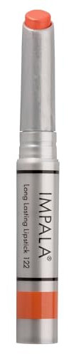 Impala - Lang anhaltender Lippenstift Farbe Mattes Orange Nº 122 | Permanenter Lippenstift | Permanenter Lippenstiftstick | Lange Haltbarkeit | Feuchtigkeitsspendender Lippenstift