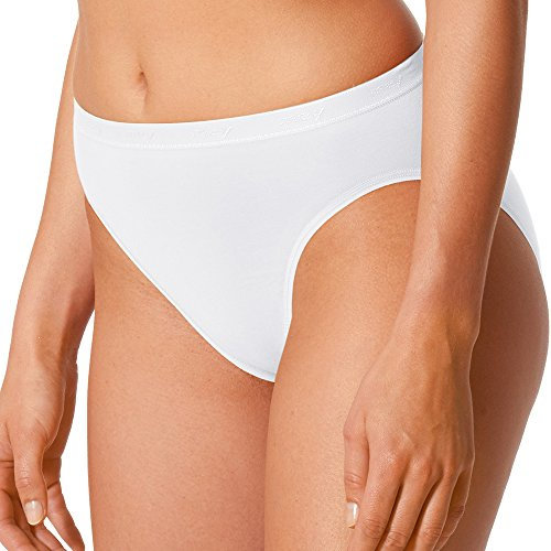 Mey 2er Pack Damen Jazzpants – Größe 44 – Weiß – Slip mit hochelastischen Nähten – Unterhose aus supergekämmter Pima-Baumwolle – Unterwäsche – 89603 of
