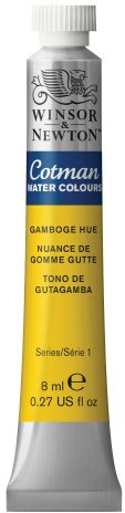Winsor & Newton Cotman Aquarelle Tube 8ml Gomme Gutte Imitation