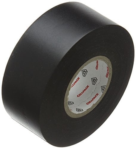 Cellpack 145784 128 0,15–30–25, PVC-Isolierband, schwarz, 1 Stück Isolierband