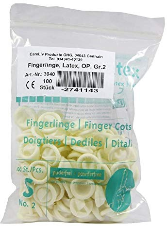 FINGERLING Latex OP Gr.2 100 St