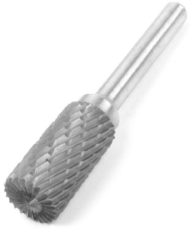 sourcingmap Fraise Rotative Lime Mèche de coupe rotative en carbure de tungstène à cylindre à double coupe de 12 mm x 23 mm