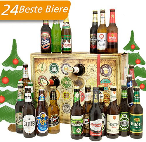 Bieradventskalender 2024 2025 - mit 24 Biersorten in FLASCHEN/Männergeschenk Bier