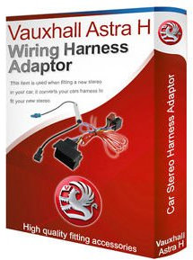 Astra H CD radio stereo wiring harness adapter lead loom ISO converter