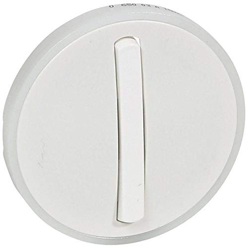 Legrand 065003 Céliane Enjoliveur Étroit pour Interrupteur, Va-et-Vient ou Poussoir Lumineux, Blanc