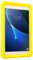 TECHGEAR Schutzhülle für Samsung Galaxy Tab A 7,0 (T280 T285), [Kinderfreundlich] Leichtes Koffer Silikon Soft Shell Anti-Rutsch-Shockproof verstärkte Ecken + Displayschutzfolie. - Gelb