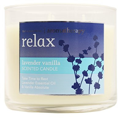 Bath and Body Works – Relax Duftkerze – Lavendel Vanille