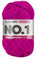 myboshi No.1 Wolle zum Häkeln und Stricken, Schnellstrickgarn, langlebige Mützenwolle, Strickwolle, Häkelwolle, mulesing-frei, 50g, Ll 55m Rosa (Magenta) 1 Knäuel
