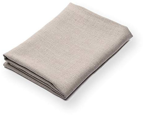 LinenMe Lara Badetuch Leinen 100% - 65x130 cm, Leinentuch, Saunatuch, Handtuch, Duschtuch - Saunahandtuch damen und herren - Handtücher Natürliche - Natural