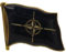 Buddel-Bini Versand NATO Pin Anstecker Flagge Fahne Flaggenpin Badge Button Flaggen Clip Anstecknadel