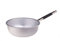 Pentole Agnelli ALMC111BMC28 Cool Padella Mantecare Salta Pasta e Riso, in Alluminio, Spessore 3 mm, con Manico Tubolare in Acciaio Inossidabile, 28 cm, Argento