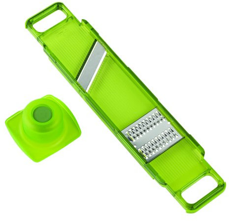 Kuhn Rikon Dual Julienne & Slice Mandoline, Green