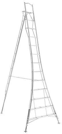 Tripod Garden Ladders with Built-in Platform by Henchman - (16' Ladder) All 3 Legs Fully Adjustable