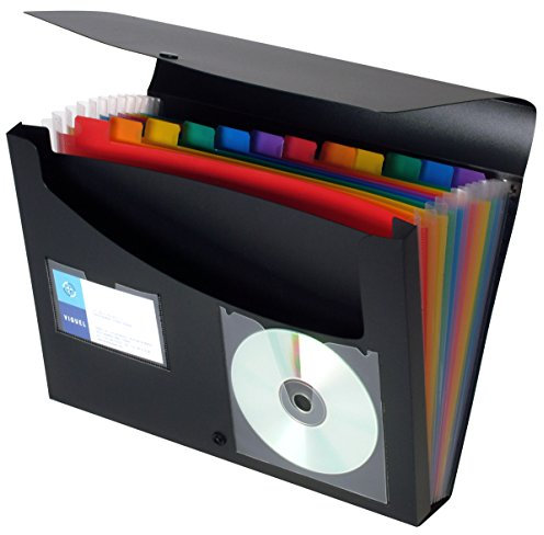 Viquel Rainbow Class Heftbox mit Klappe, 13 Fächer