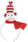 W WIDMANN MILANO Party Fashion 15117 - Haarreife Schneemann, Accessoire, Haarschmuck, Kopfschmuck, Weihnachten, Karneval, Fasching, Mottoparty