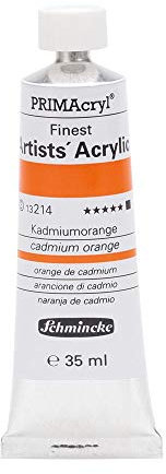Schmincke – PRIMAcryl® - feinste Künstler-Acrylfarben, Kadmiumorange - 35 ml