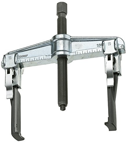 GEDORE Schnellspann-Abzieher 2-armig mit schlanken Haken 100x100 mm, 1 Stück, 1.06/S1-E