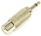 kenable HQ 3.5mm Mono Jack Plug to RCA Phono Socket Adapter Nickel