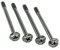 Phobya Schraube UNC 6-32 x 40 Kreuz (4xStück) - Black Nickel Wasserkühlung Zubehör