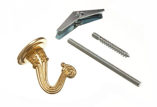 24 von Decken-/ Anlagenbau Blumenampel Lift Off Haken Messing Finish & sehen