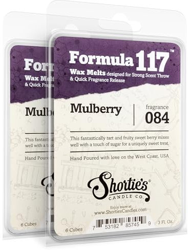 Mulberry Wax Melts 2 Pack - Highly Scented - Similar to Yankee Candle Tarts or Scentsy Bars - Christmas Warmer Wax Cubes Collection