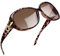Joopin Klassische Polarisierte Sonnenbrille Damen Leopard Retro Sonnenbrille Groß Elegant UV400 Vintage Brille Braun Übergroß mit Übergroßer Rahmen (Elegant Leopard)