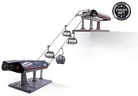 Jaegerndorfer JaegerndorferJC84494 Bubble Elektrische Seilbahn LangeWand Profiset, Maßstab 1:32, Merhfarbig, 123