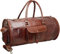 Jaald 60 cm Echt Leder Ledertasche Weekender Gepäck Reisetasche Reisegepäck Sporttasche Duffel Tasche Wochenendtrip Handgepäck Duffel Gym Bag Wasserdicht Carry on Tasche für Männer Frauen Geschenk