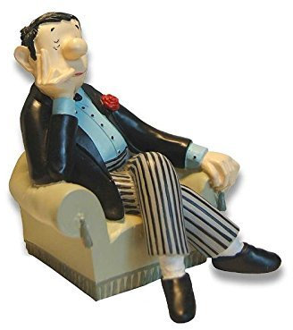 Buchstütze Loriot - Herr im Sessel