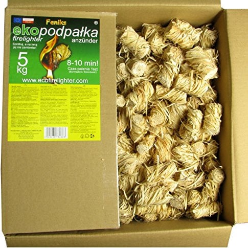 Pastillas - Encendedores de barbacoa Feniks unidades en la caja 500., para chimeneas, estufas, barbacoas y fogatas