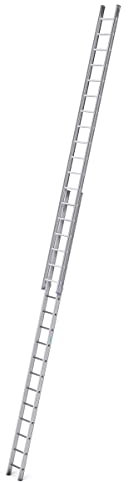 Schiebe-Leiter (Alu), zweiteilig, Arbeitshöhe 10,1 m,Länge einteilig 5,2 m, zweit. 9,15 m 25,5 kg
