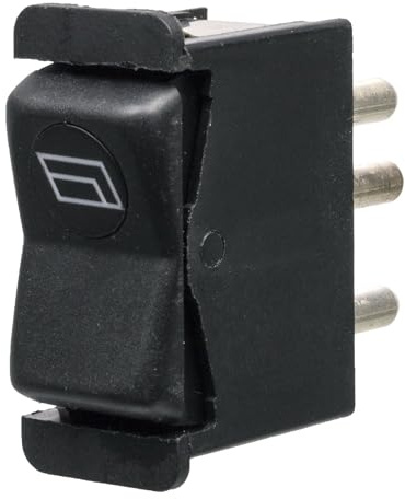 febi bilstein 18309 Schalter für elektrische Fensterheber, 1 Stück | Kompatibel mit: MERCEDES-BENZ 123 Coupe, 123 Stufenheck, 123 T-Model, 190, SL