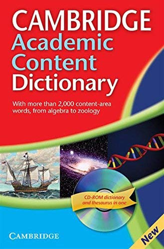 Cambridge Academic Content Dictionary Paperback with CD-ROM Pap/Cdr Edition by Not Available (NA) [2008]