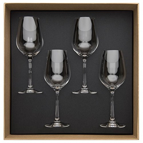 Guy Degrenne 206397 Coffret de 4 Verres à Vin Rouge 37 cl