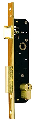 LINCE Serrure à encastrer 1 point Ref. 540150 AXE 50 L 78 ENTRAXE 85 pour porte d'entreée