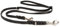 CopcoPet Hundeleine aus Fettleder 2,40m x 10mm Schwarz – 3-Fach verstellbar, geflochten – Mit Chrombeschlägen – Grifffest, robust – Umhängeleine für kleine Hunde, ideal für Spaziergang, Training