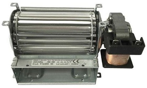 Easyricambi Ventilatore TANGENZIALE STUFE A Pellet 185mm EMMEVI 112414 Bocchetta 120x40mm Made in Italy