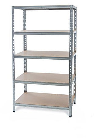 Dysell - CDF Regal 180x120x45 verzinkt - Steckregal Lagerregal Schwerlastregal Ersatzteilregal Breitfachregal Holzregal