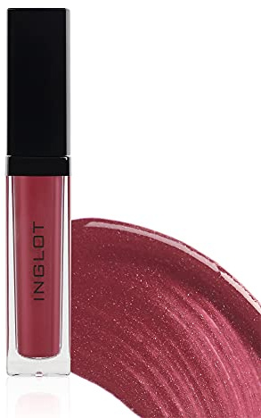 Inglot HD Lip Tint Matte Flüssiger Lippenstift, Volle Deckkraft, Für ein mattes Finish, Mit Schwammapplikator, mit HD-Pigmente, ohne Parabene, 5,5 ml : 27