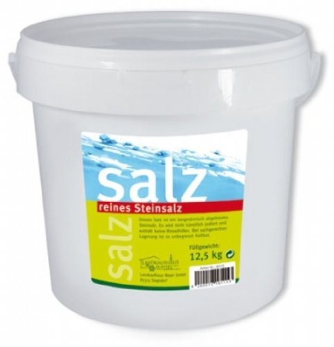 Landkaufhaus Mayer Reines Steinsalz fein, 1er Pack (1 x 12.5 kg)