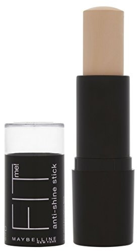Maybelline New York Fit Me! 2-in-1 Anti Glanz Make-Up Stick Classic Ivory 120 / Schminke in einem Hautfarben-Ton, für eine langanhaltende Abdeckung und einen makellosen Look, 1 x 9 g