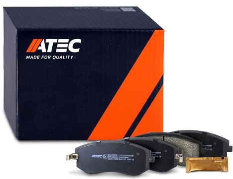 ATEC Germany Bremsbelagsatz Vorderachse, Bremsbeläge Bremsklötze vorne, 4 | Kompatibel mit: SUBARU FORESTER, FORESTER, FORESTER, IMPREZA Schrägheck, IMPREZA Station Wagon, IMPREZA Stufenheck, LEGACY IV