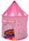 LittleTom Tente de Jardin à Boules 100x100x135cm Jouet pour Petites Filles Rose