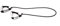 Reebok Resistance Adjustable Resistance Tube Light, Schwarz/Weiß, 147 cm, RSTB-16075
