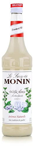 Monin Weiße Minze Sirup Getränkezusatz Cocktailsirup Pfefferminz Drinks Spearmint, 0.7l