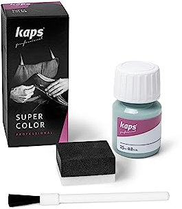 KAPS Super Color, Colorante per Pelle Naturale, Ecopelle e Tessuto, Tinta per Pelle da 25ml (164 - Blu Pastello)