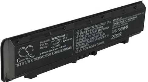 vhbw Akku kompatibel mit Toshiba Satellite P75-A | P75-A7100, P75-A7200, P70-A, P70, P75 Notebook (4200 mAh, 10,8 V, Li-Ion)
