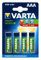 Varta - Pile Rechargeable - 900 mAh - AAA x 4 - Power (LR03)